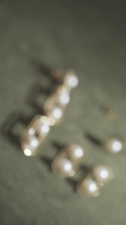 Ellipsis Drop Earrings